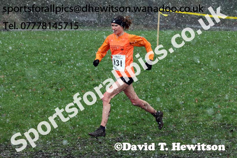 Senior womens Northern Cross Country Champs., Witton Park, Blackburn. Photo: David T. Hewitson/Sports for All Pics